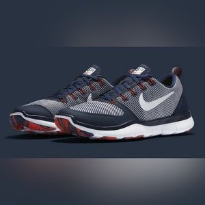 Nike Shoes Free Trainers Versatility USA Soccer Blue White Red Sneakers Men 12